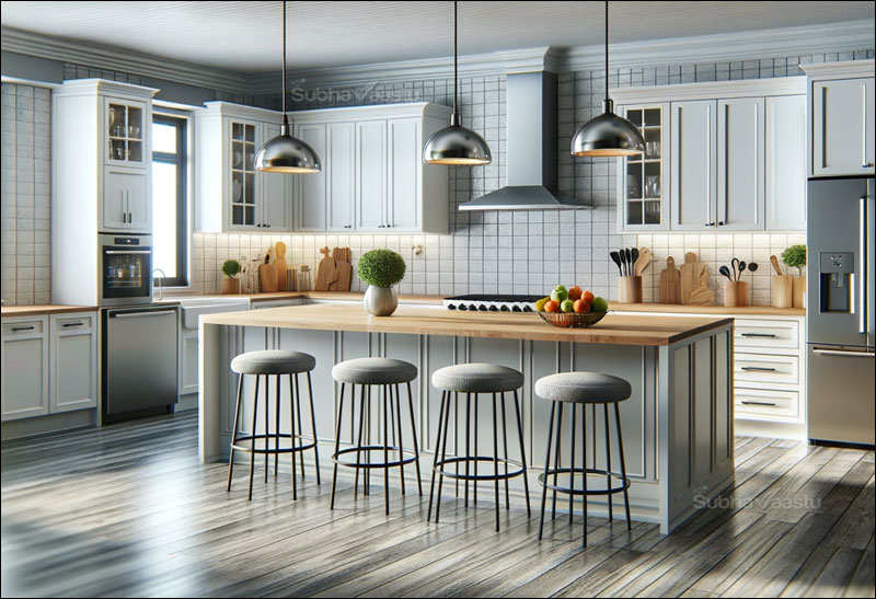 Island in Kitchen as per vastu