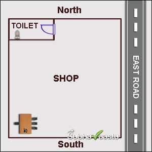 Toilet Location for East shop