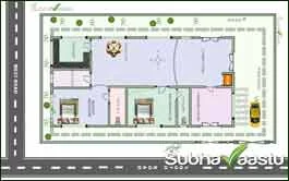 southwest corner house vastu plans 25x40 layout
