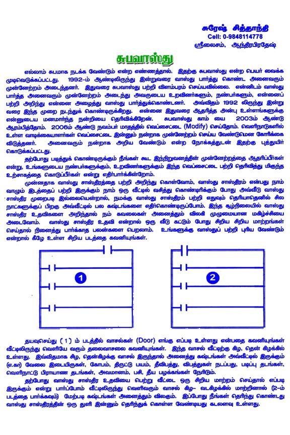 Tamil vastu