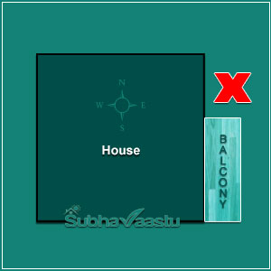 Balcony vastu