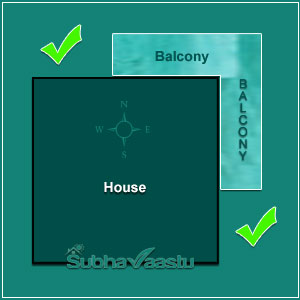 Northeast Balcony Vastu