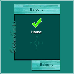 balcony colour as per vastu