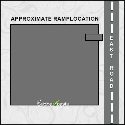 Basement ramp as per Vastu