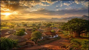 Beautiful village in Telangana