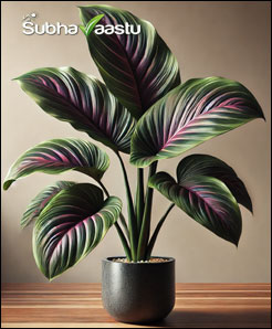 Vastu wise calathea plant placement