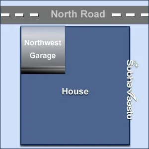 Northwest lower garage floor