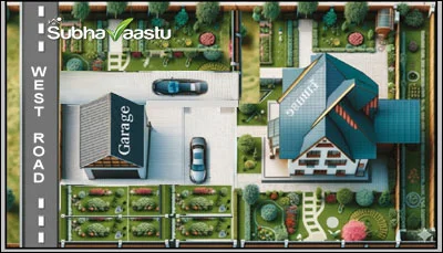 Vastu guidance for constructing a car shed or garage in the West direction and ideal placement for vehicle parking