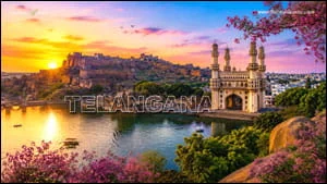 Hyderabad Charminar and Golkonda Fort