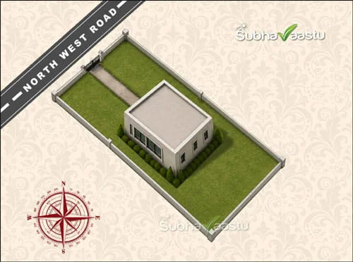 Compact northwest facing house vastu