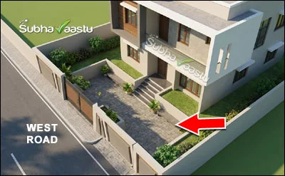 Vastu defects of a house with depressed West direction showing instability, financial issues, and reasons to avoid such properties