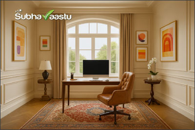 Computer table placement in East direction Vastu benefits