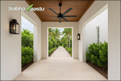 Vastu guidance for breezeway in East direction of East facing home