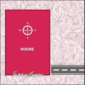 east southeast road hit house vastu and ESE street focus home in USA