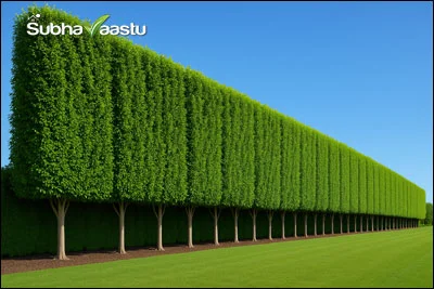 South and West trees
