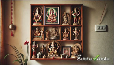Pooja God Idots in Shelf