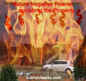 Vastu badly affected by Nature