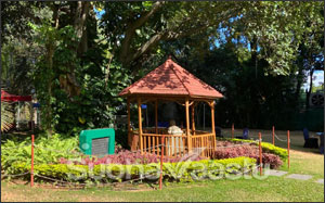 Gazebo in the North direction