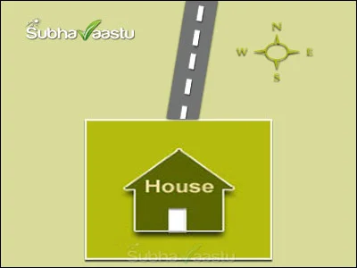 North street focus slightly bending toward the Northeast direction, considered a positive Vastu formation