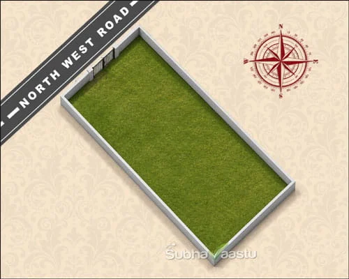 Northwest elongated plot vastu