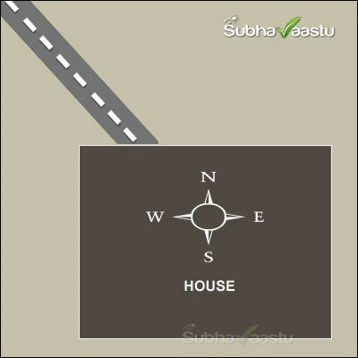 Northwest street focus affecting a house with North of Northwest zone