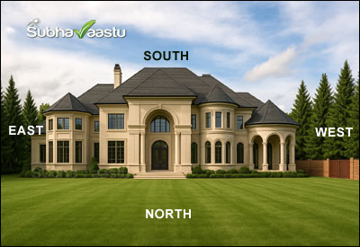 open lawn at North direction