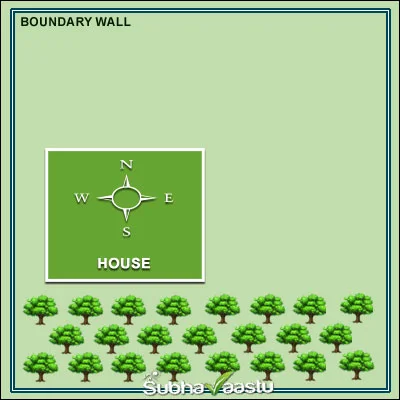 vastu trees around the house