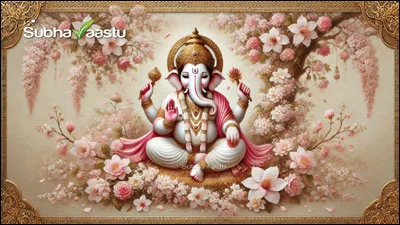 Pooja room in west direction as per Vastu with deity facing east and devotee facing west