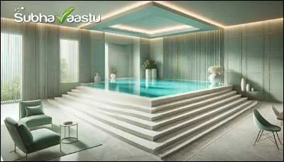 North direction above ground floor Swimming pool