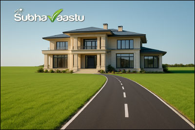 Road thrust from East direction Vastu