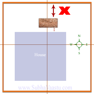 Distance between House and Septic Tank at North direction