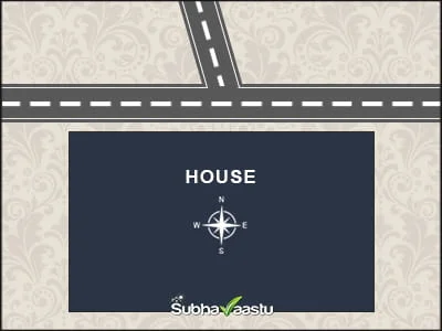 Slightly Inclined T Junction Plot Road Hit in Vastu
