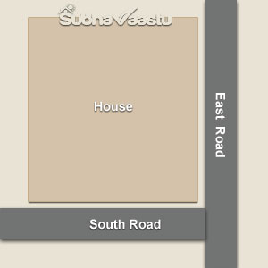 south east facing house vastu in hindi