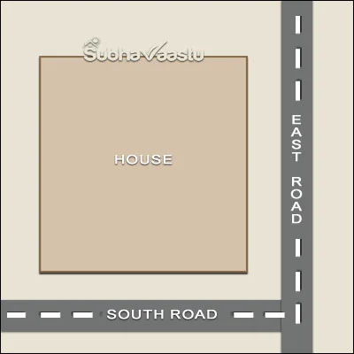 South east facing house vastu in Hindi