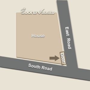 south east extended plot vastu