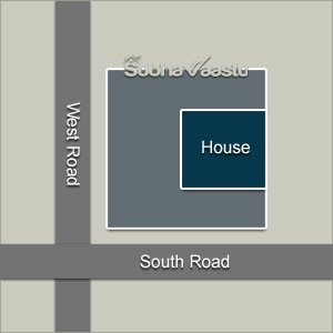 south west house entrance vastu