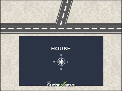 North facing T-junction house vastu effects