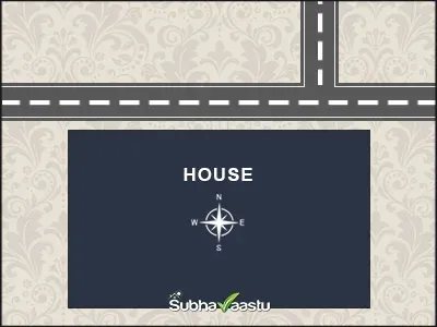 T Point Home In Vastu - Street thrust effects