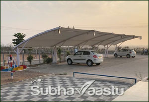 tensile structure car parking