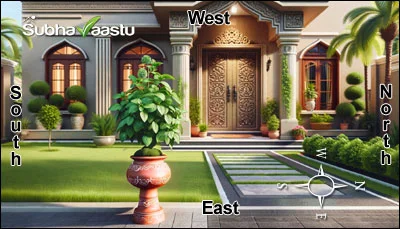 best image for Tulsi place for East facing house