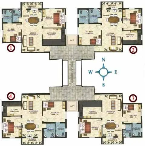 Southwest facing flat