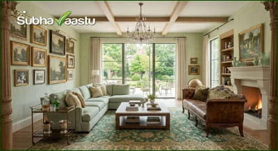 Living room seating as per Vastu