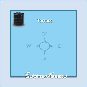 Northwest water storage tank