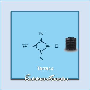 overhead tank Placements on Terrace