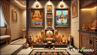 water tap in puja room