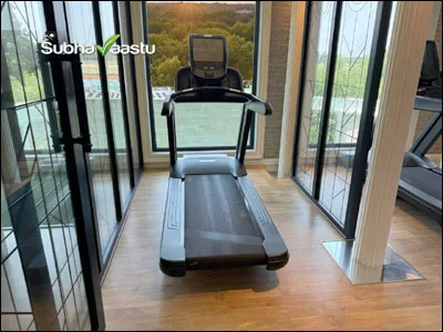 Treadmill placement in west facing house as per Vastu for strength and energy