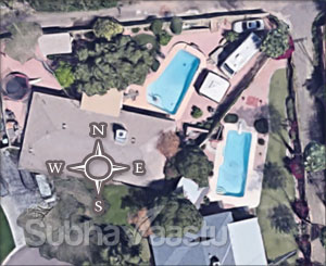 Pool placement vastu in Arizona