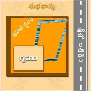 తూర్పు గృహం నుంచి వాడుక నీరు ఎలా బయటకు వెళ్ళాలి